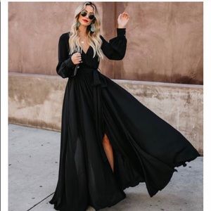 Vici Long Sleeve Diana Maxi dress